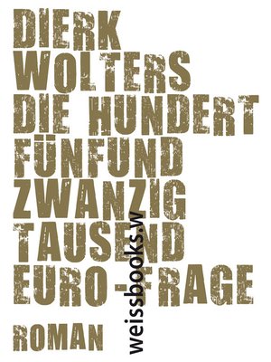 cover image of Die hundertfünfundzwanzigtausend Euro-Frage